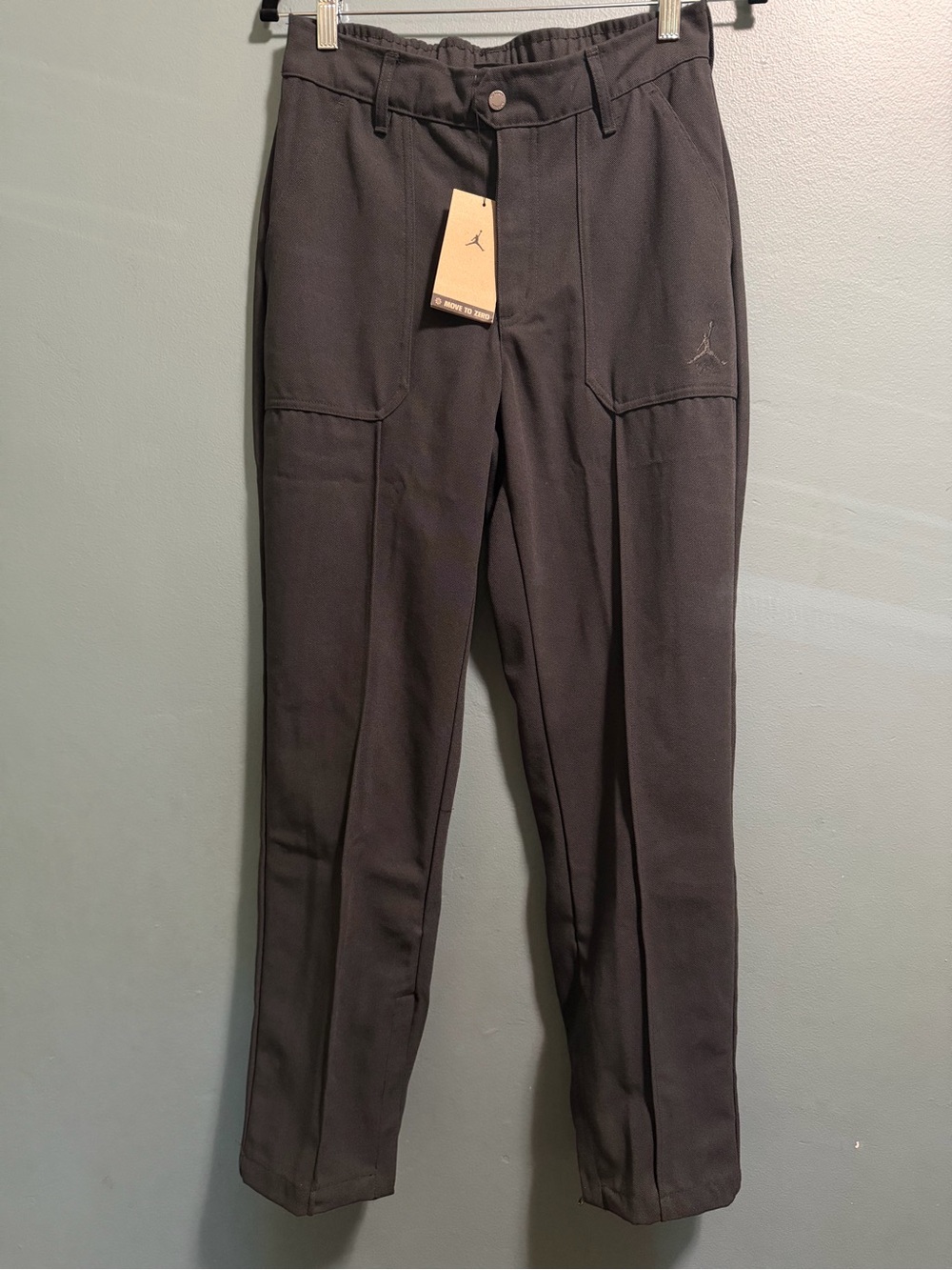 Nike Air Jordan Dark Gray Woven Pants Off Noir Women’s Size Small NWT $110